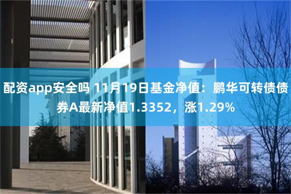 配资app安全吗 11月19日基金净值：鹏华可转债债券A最新净值1.3352，涨1.29%