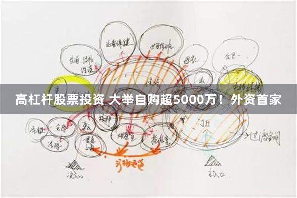 高杠杆股票投资 大举自购超5000万！外资首家