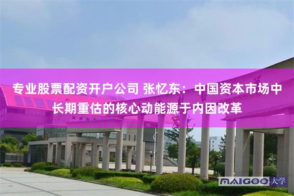 专业股票配资开户公司 张忆东：中国资本市场中长期重估的核心动能源于内因改革